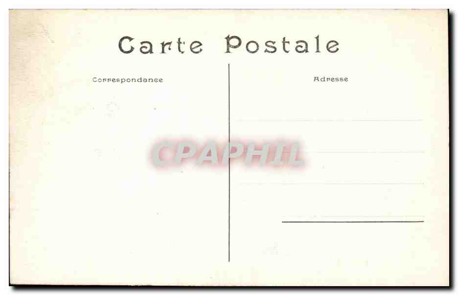 Paris CPA l'hotel terminus et la gare St Lazare (cour du Havre) — Rückseite