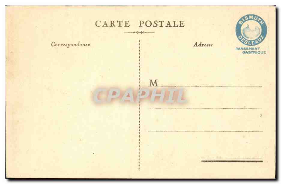 Paris CPA Opera — Verso