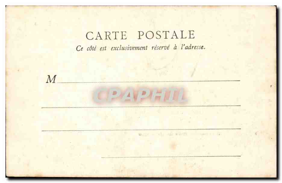Paris CPA Avenue du Bois de Boulogne — Rückseite