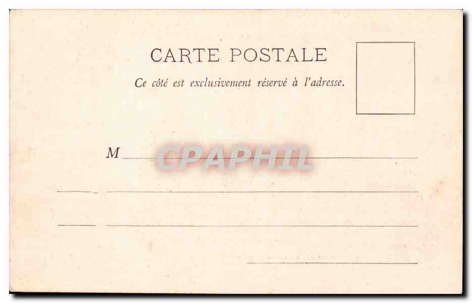 Paris CPA Ecole de guerre — Rückseite