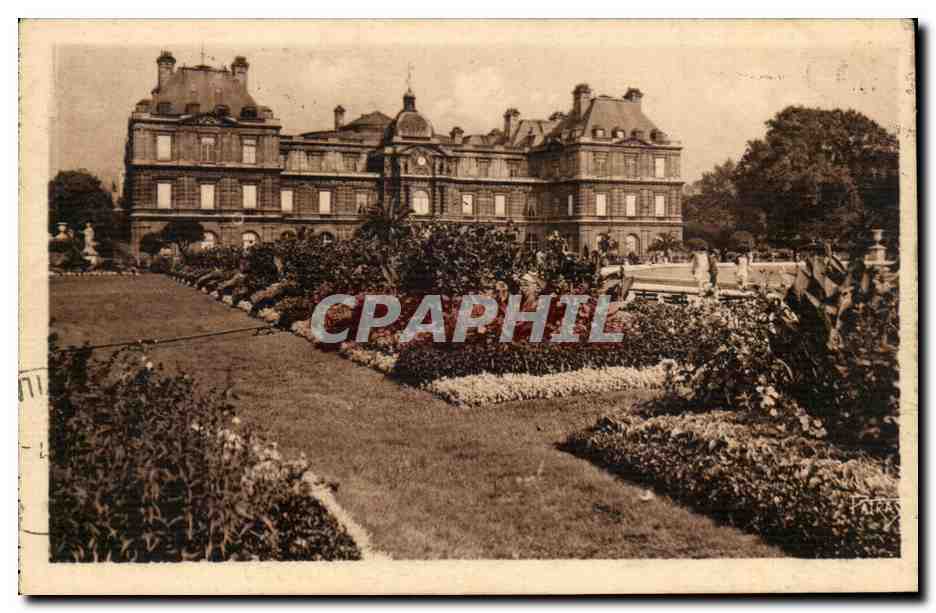 Paris CPA jardin du Luxembourg