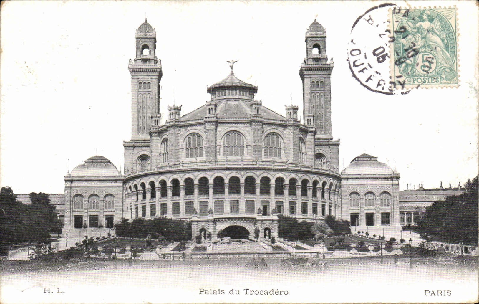 Paris CPA La Trocadero 
