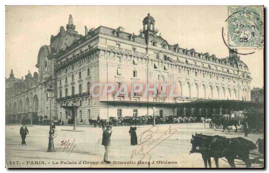 Paris CPA Gare d'Orsay Gare d'Orleans