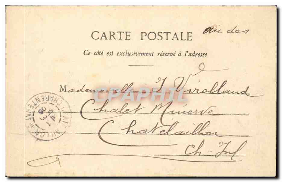 Paris CPA Gare d'Orsay Gare d'Orleans — Rückseite