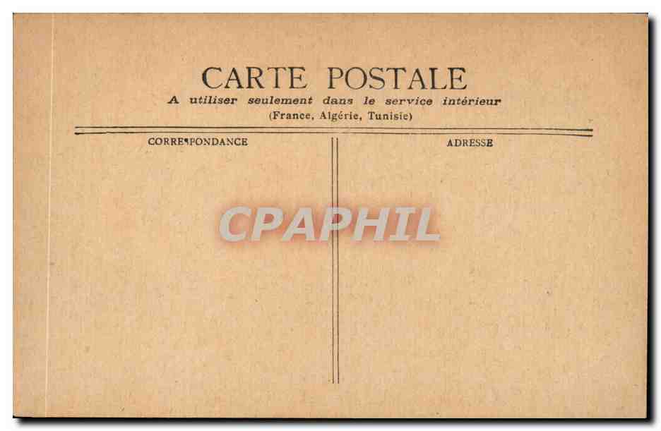 Paris CPA le pont d'Arcole et l'hotel de ville — Verso