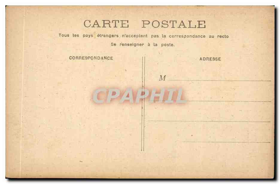 Paris CPA palais de la legion d'honneur — Rückseite