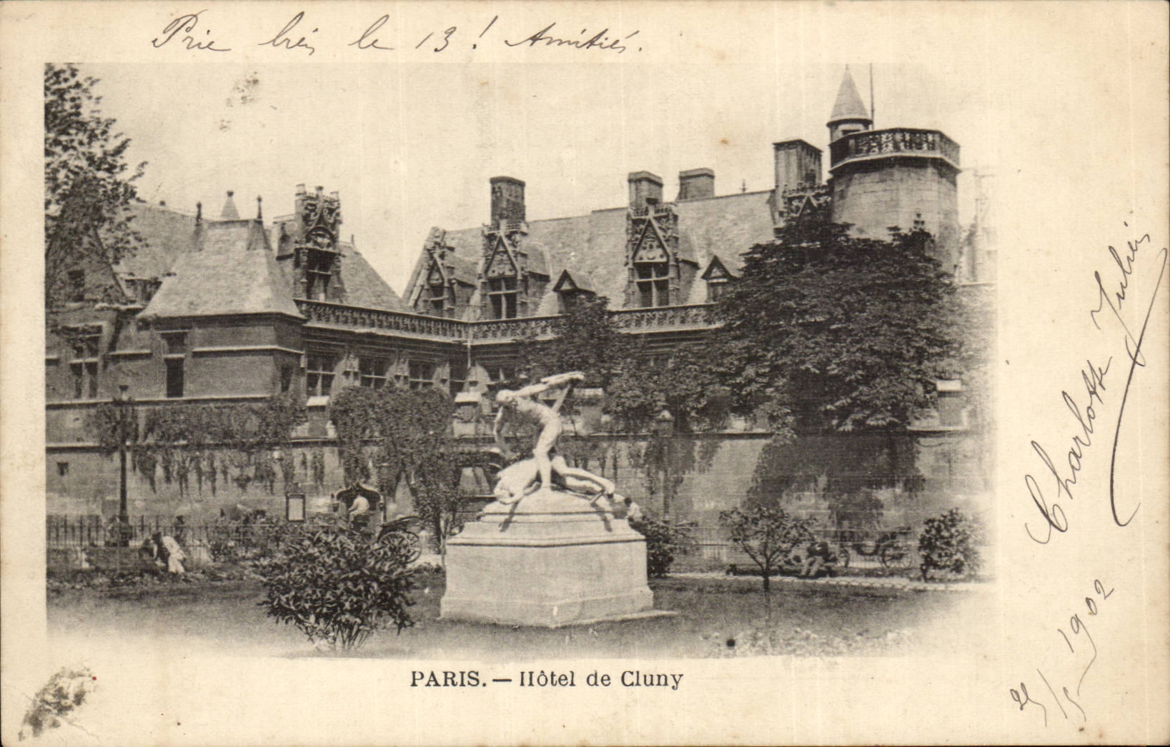 Paris CPA Hotel de Cluny