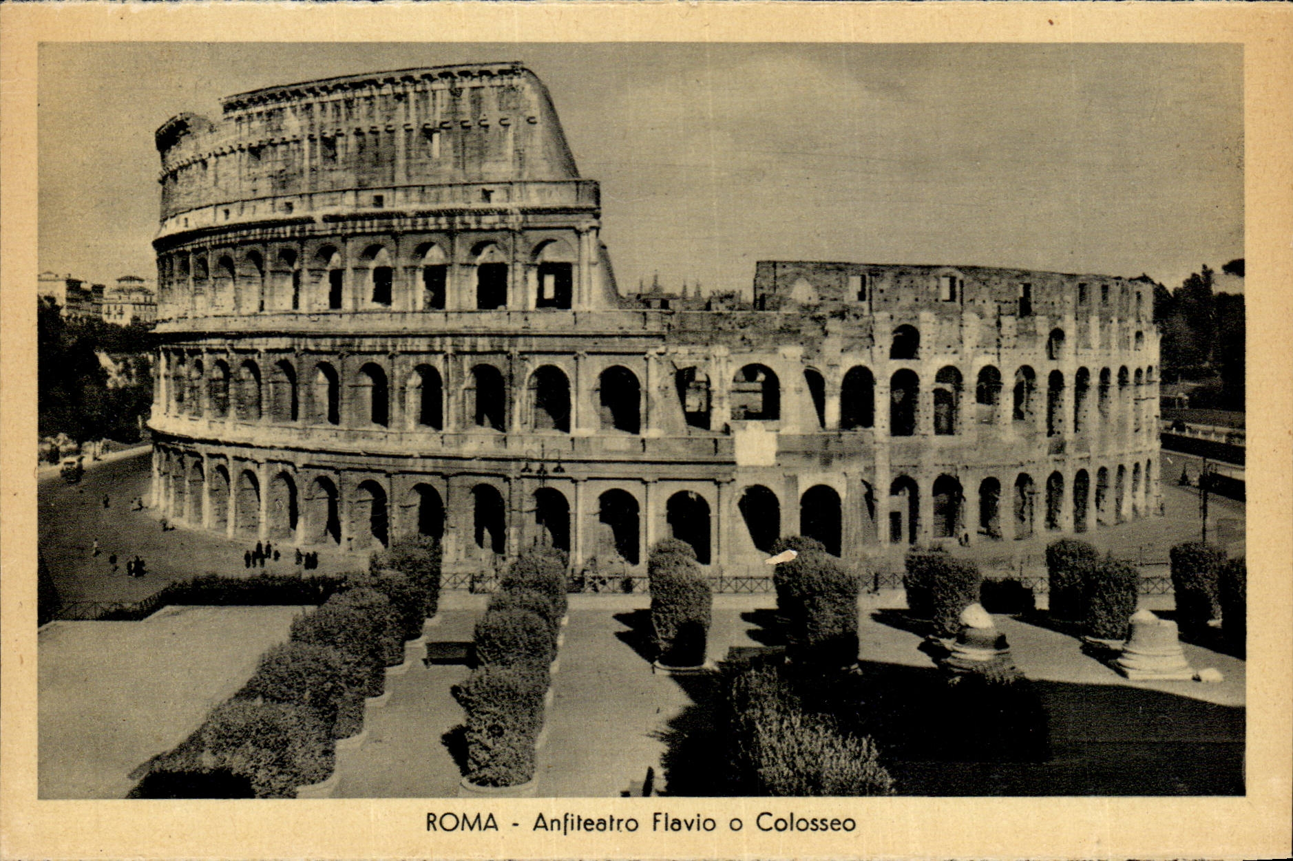 Italie Italia Roma CPA anfiteatro o colosseo