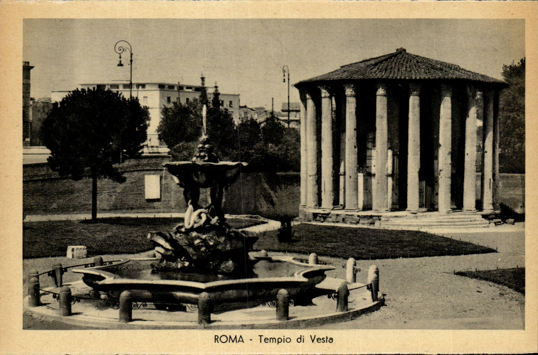 Italie Italia Roma CPA Templo di Vesta