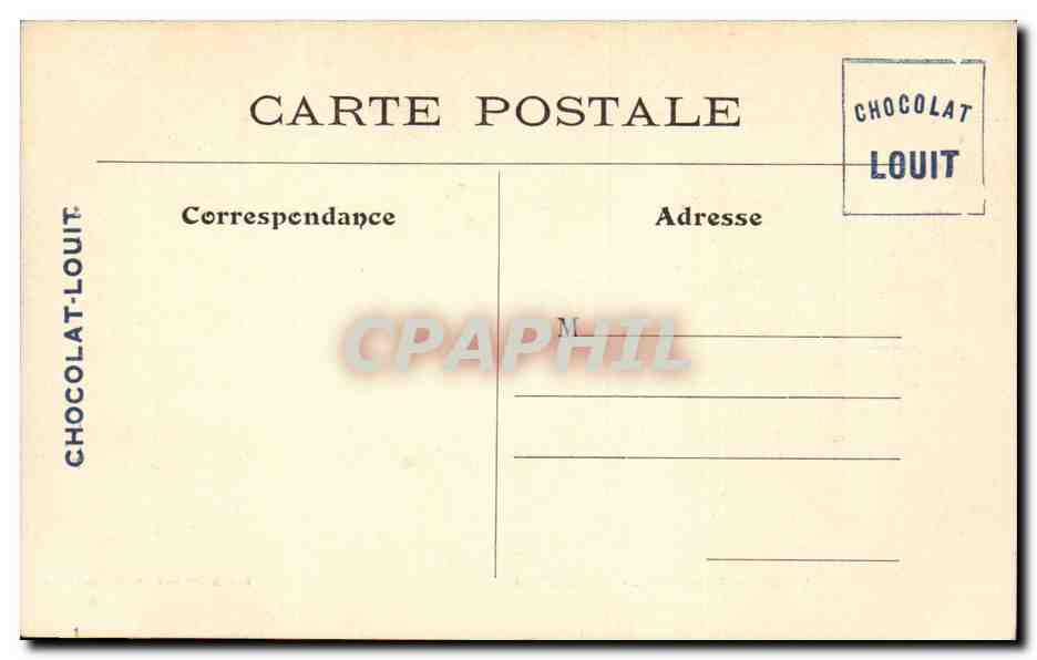 Paris CPA Palais Royal Conseil d'etat — Rückseite