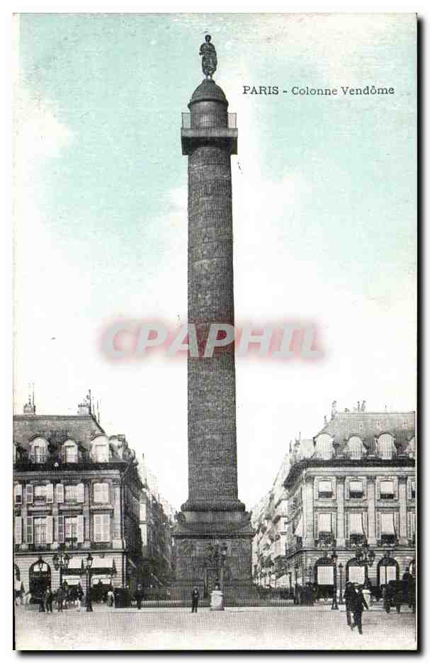 Paris CPA Colonne Vendome