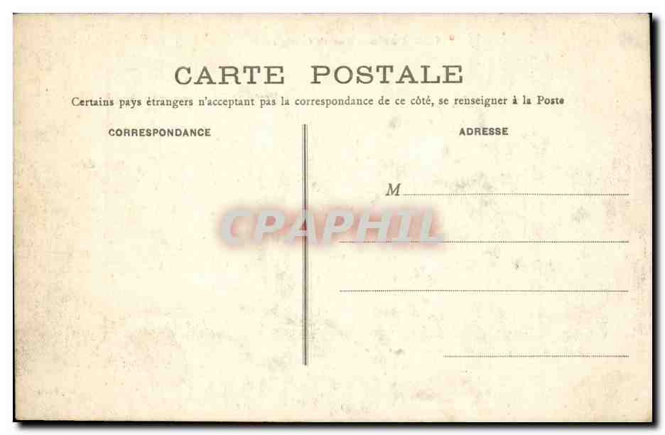 Paris CPA Rue de Castiglione — Rückseite