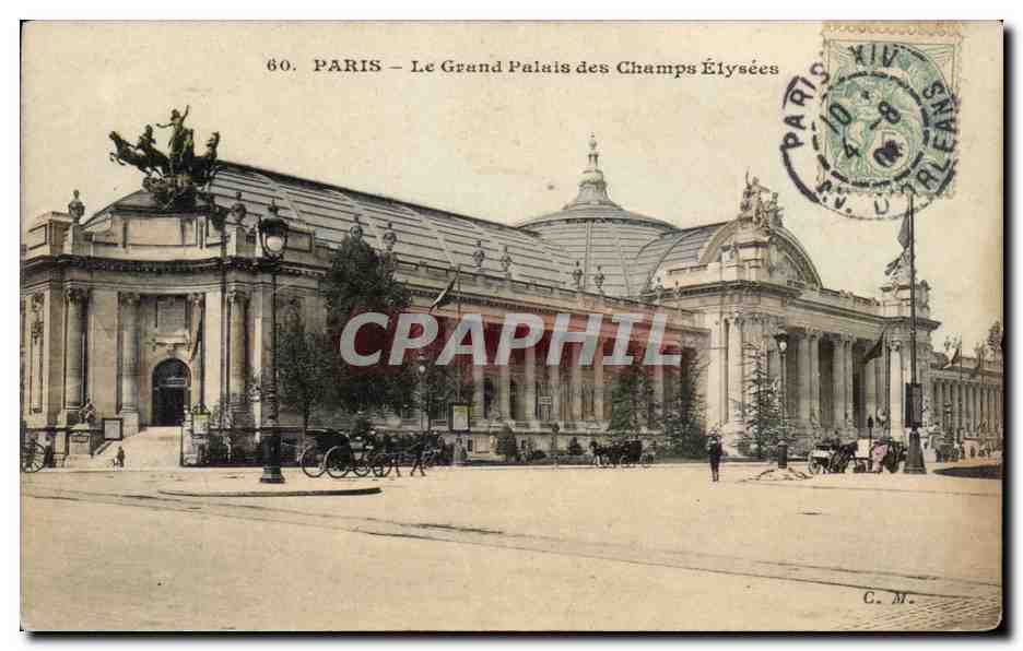 Paris CPA Le grand palais des Champs Elysees