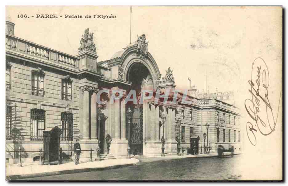 Paris CPA Palais de l'Elysee
