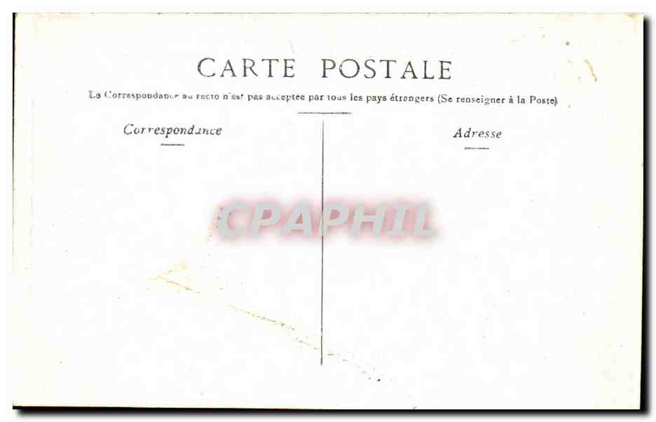 Paris CPA Le Theatre du Vaudeville et boulevard des Italiens — Rückseite