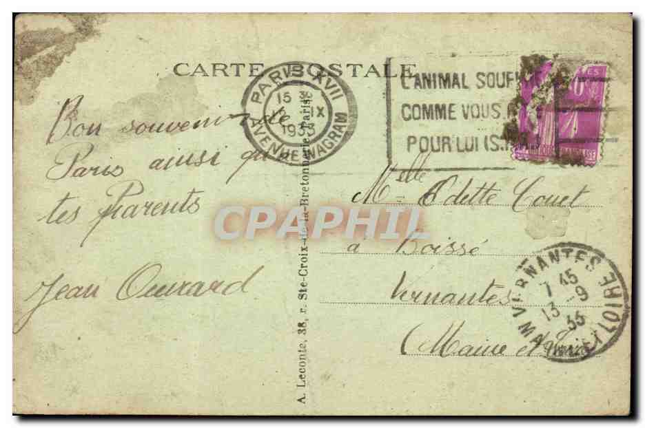 Paris — L'Arc de Triomphe et la Place de l'Étoile — A. L. — Reverso