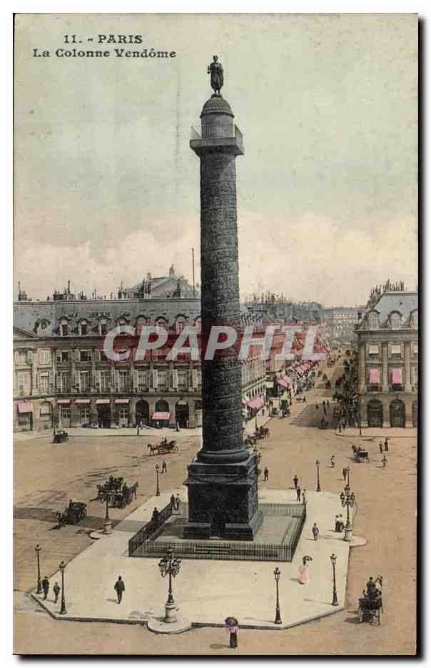 Paris CPA Colonne Vendome