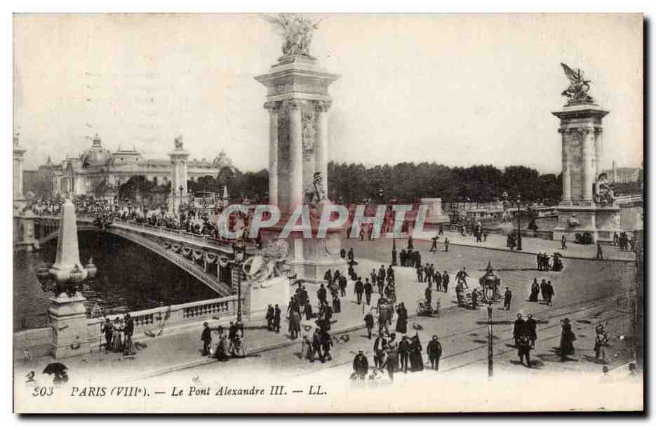 Paris - 7 - Pont Alexandre III - CPA 