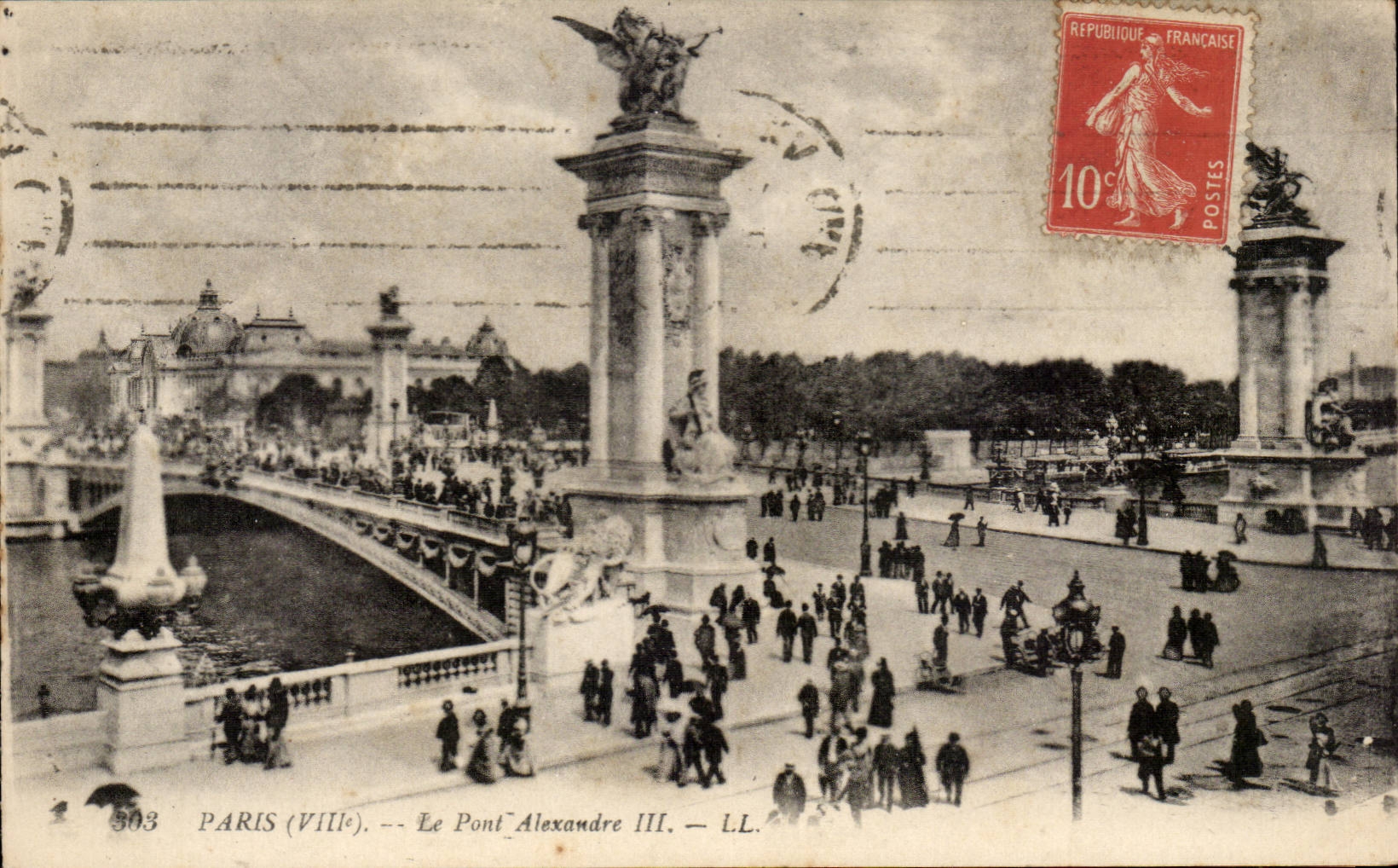 Paris - 7 - Pont Alexandre III - CPA 