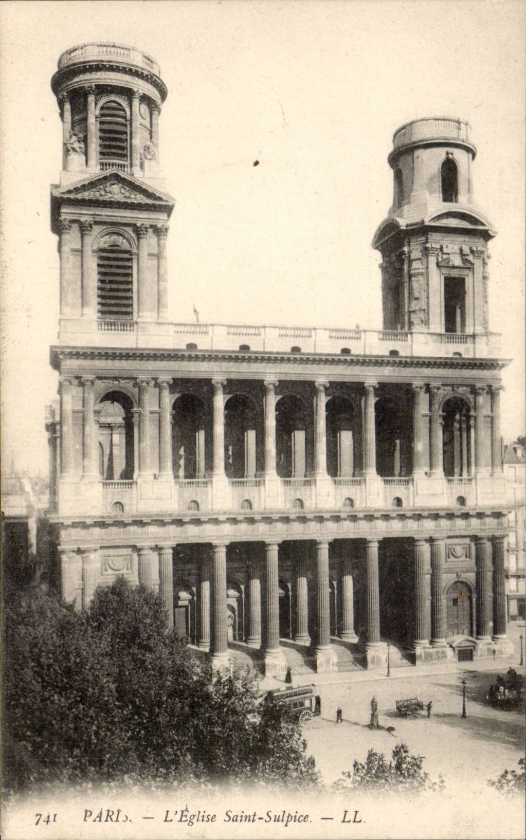 Paris - 6 - L'Eglise Saint Sulpice - CPA 
