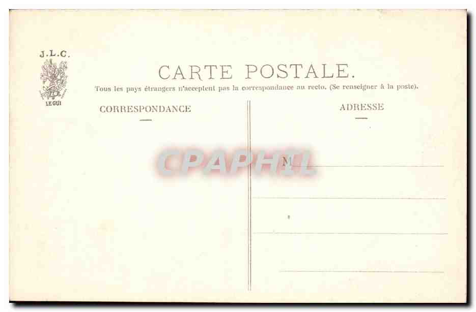 Paris - 1 - Le Theatre Francaise CPA  — Verso