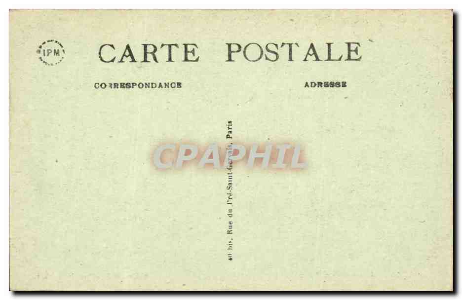 Paris - 5 - Jardin des Plantes - Le Paon faisant la Roue - CPA  — Rückseite