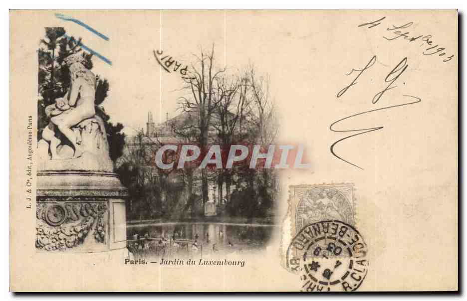 Paris - 6 - Jardin du Luxembourg CPA 