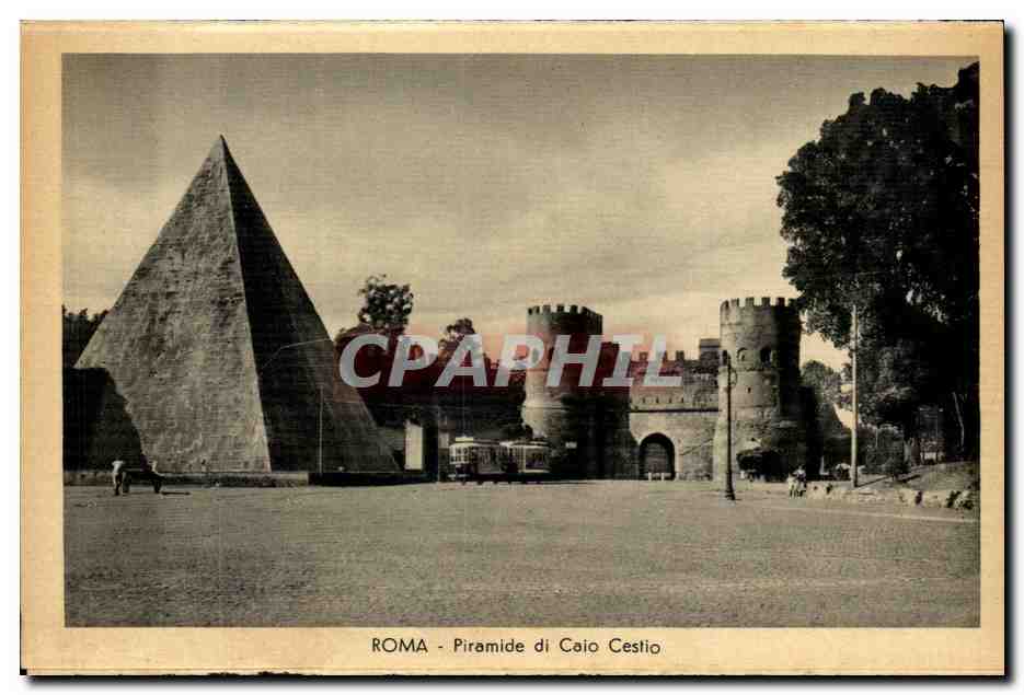 Italia - Italie - Roma - Rome - Piramide di Caio Cestio - CPA 