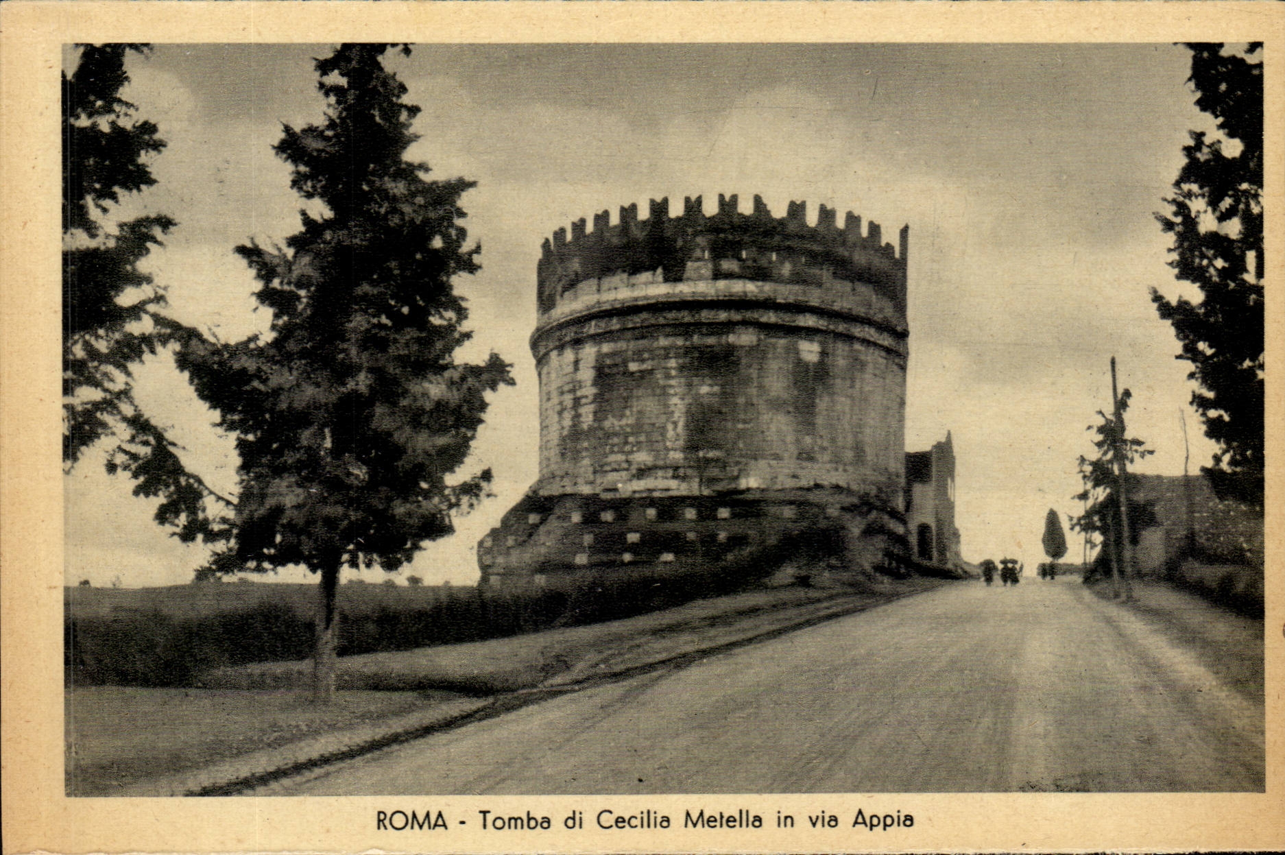 Italia - Italie - Roma - Rome -Tomba di Cecilia Metella in Via Appia - CPA 