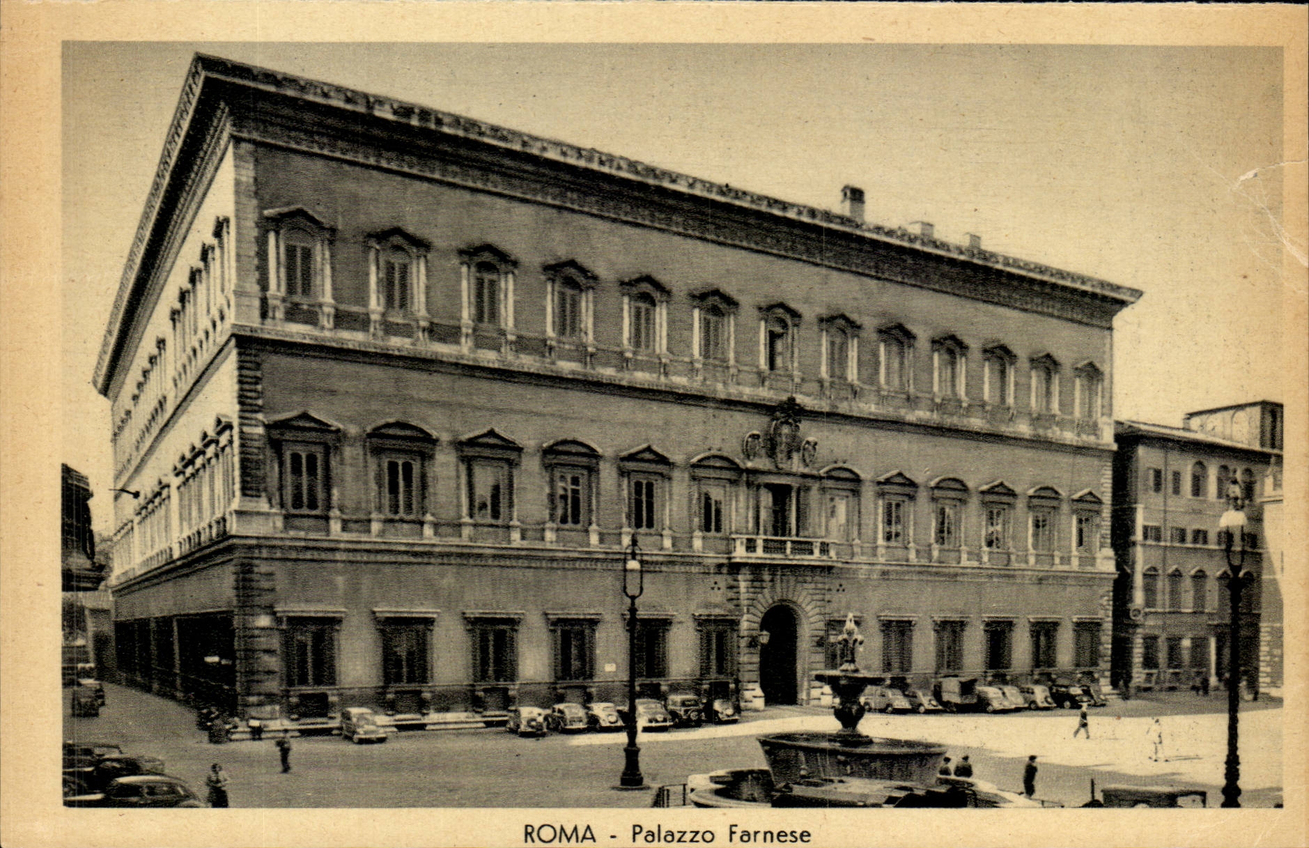 Italia - Italie - Roma - Rome - Palazzo Farnese - CPA 