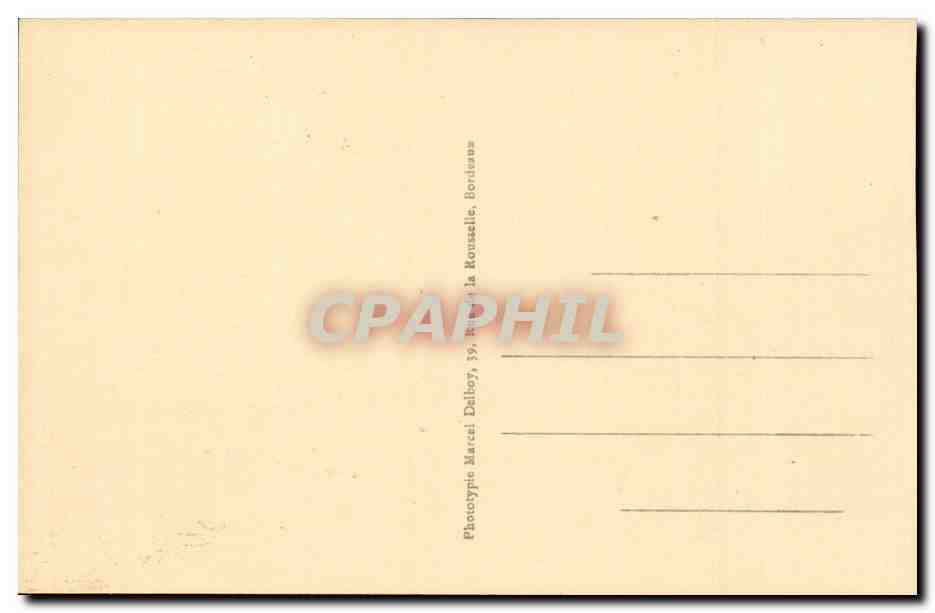 Lourdes - La Basilique - CPA  — Verso
