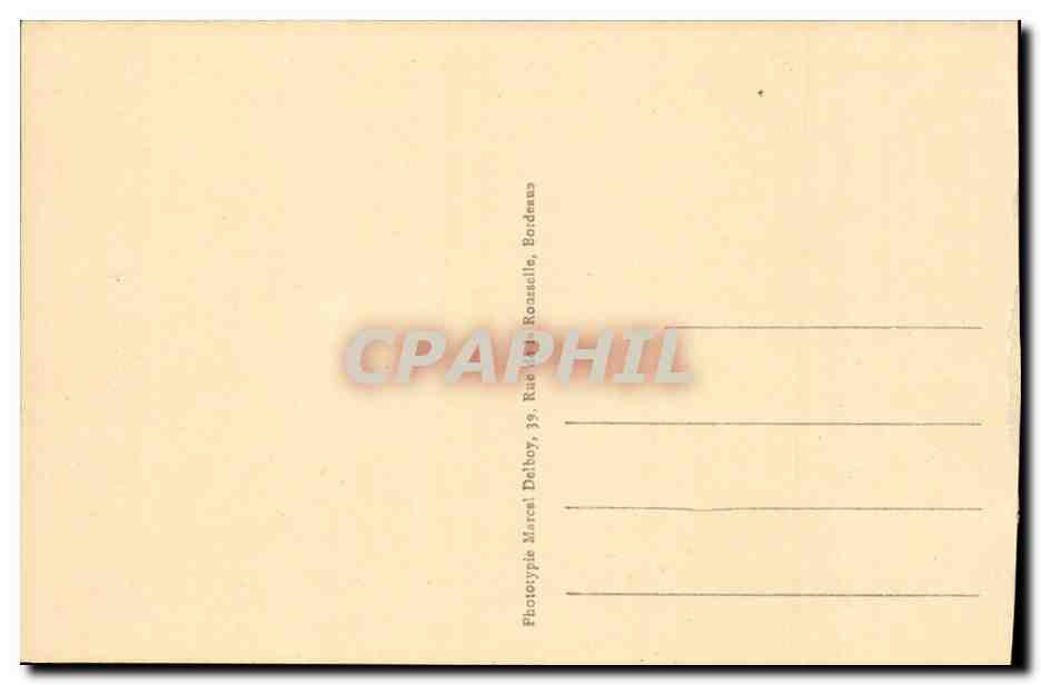 Lourdes - La Basilique et la Grotte CPA  — Verso