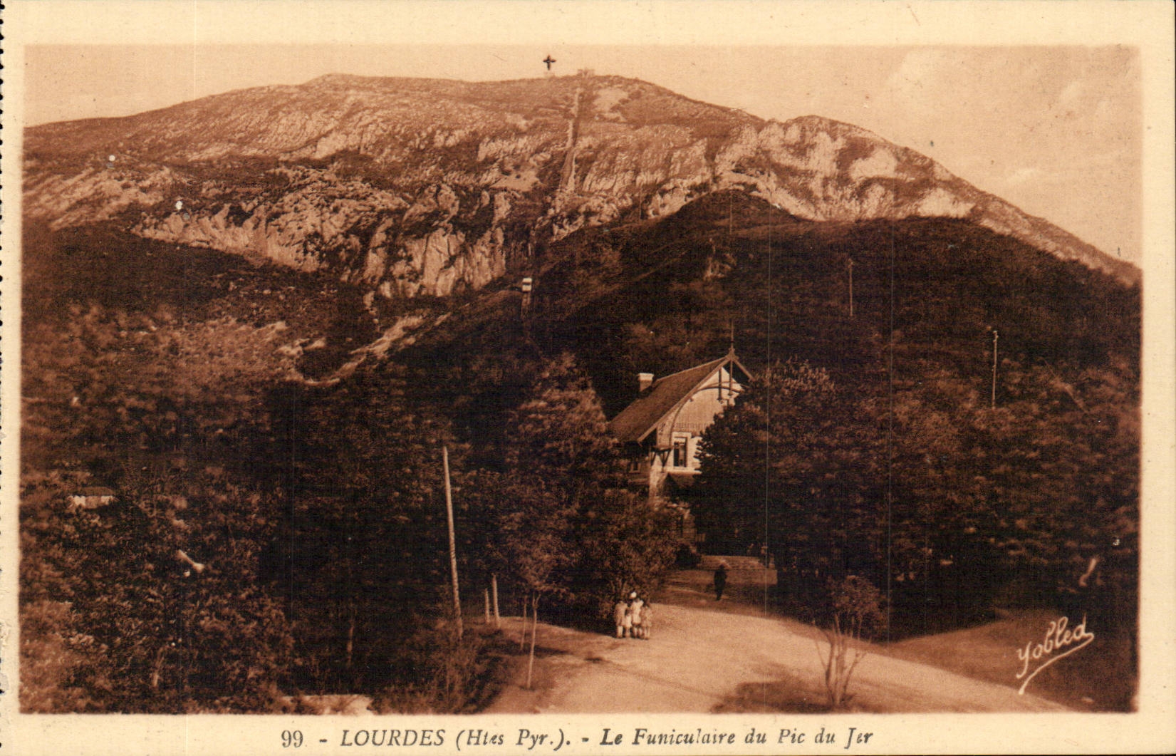 Lourdes - Funiculaire du Pic de Jer CPA 