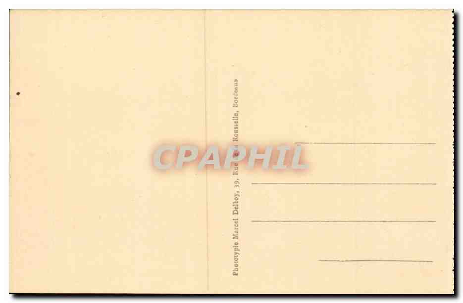 Lourdes - Funiculaire du Pic de Jer CPA  — Verso