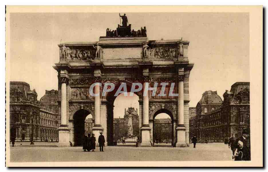 Paris - 1 - L'Arc de Triomphe du Carrousel CPA 