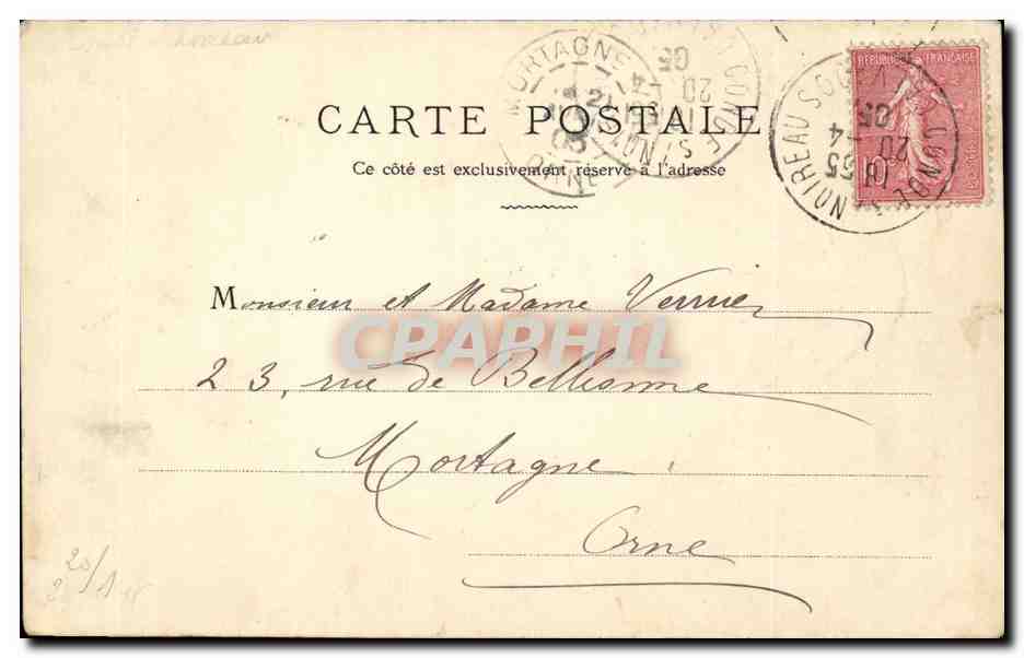 Paris - 1 - Trois Siecles les Gobelins - La Grand Salle CPA  — Rückseite