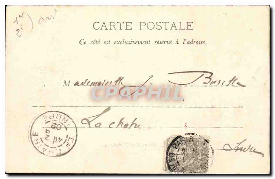 Paris - 1 - La Place des Victoires - CPA  — Rückseite