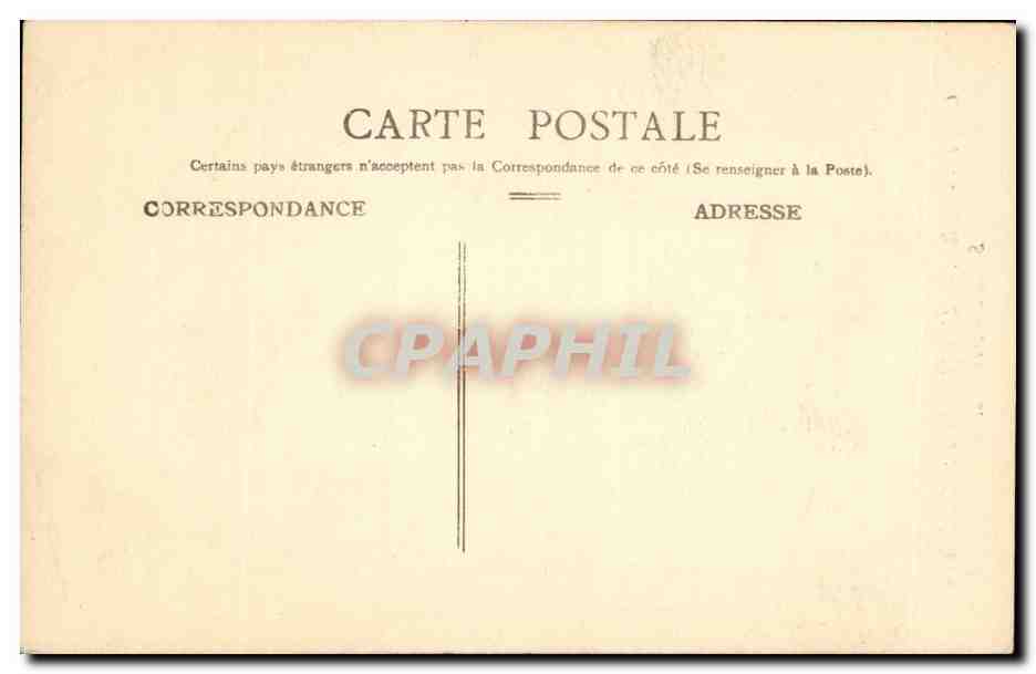 Paris - 4 - L'Hotel de Ville - La Cheminee du Salon des Arcades - CPA  — Rückseite
