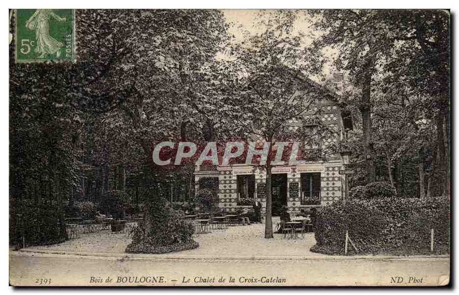 Paris - 16 - Bois de Boulogne - Le Chalet de la Croix catelan - CPA 