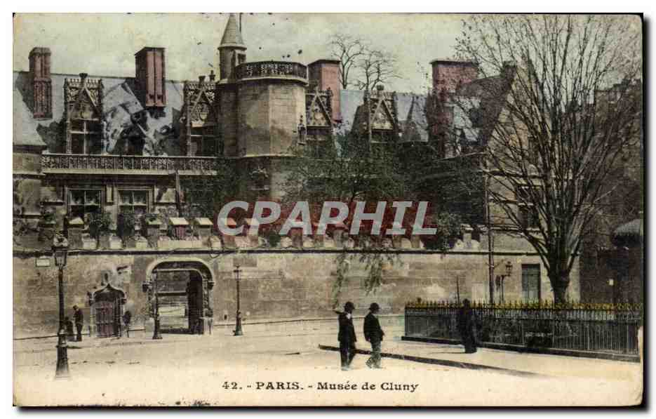 Paris - 5 - Musee du Cluny CPA 