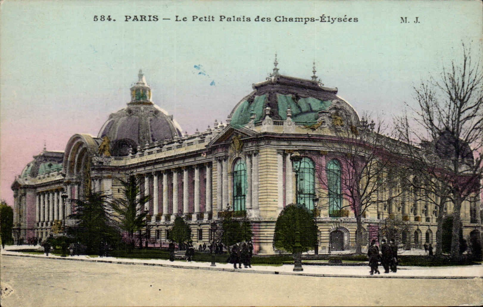 Paris - 8 - Le Petit Palais de Champs Elysees CPA 