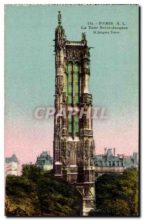Paris - 4 - Tour Saint Jacques - CPA 
