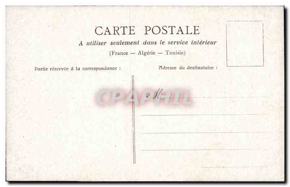 Paris - 16 - Bois de Boulogne Pavillon d'Armenonville - CPA  — Rückseite