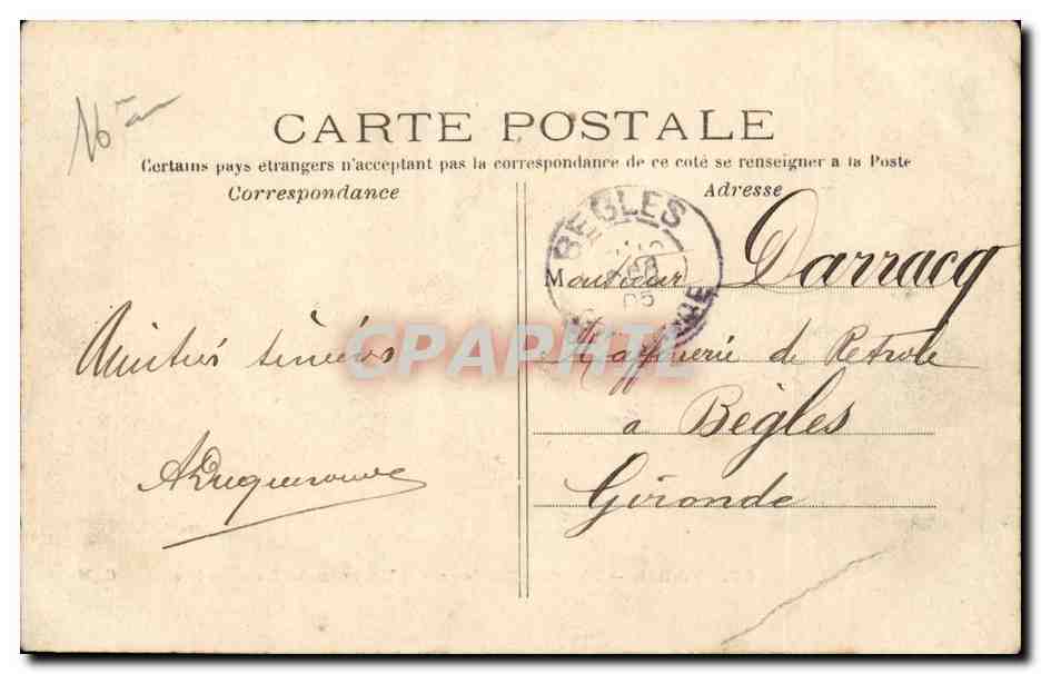 Paris - 16 - Bois de Boulogne - Un Coin du Lac en Hiver - CPA  — Rückseite