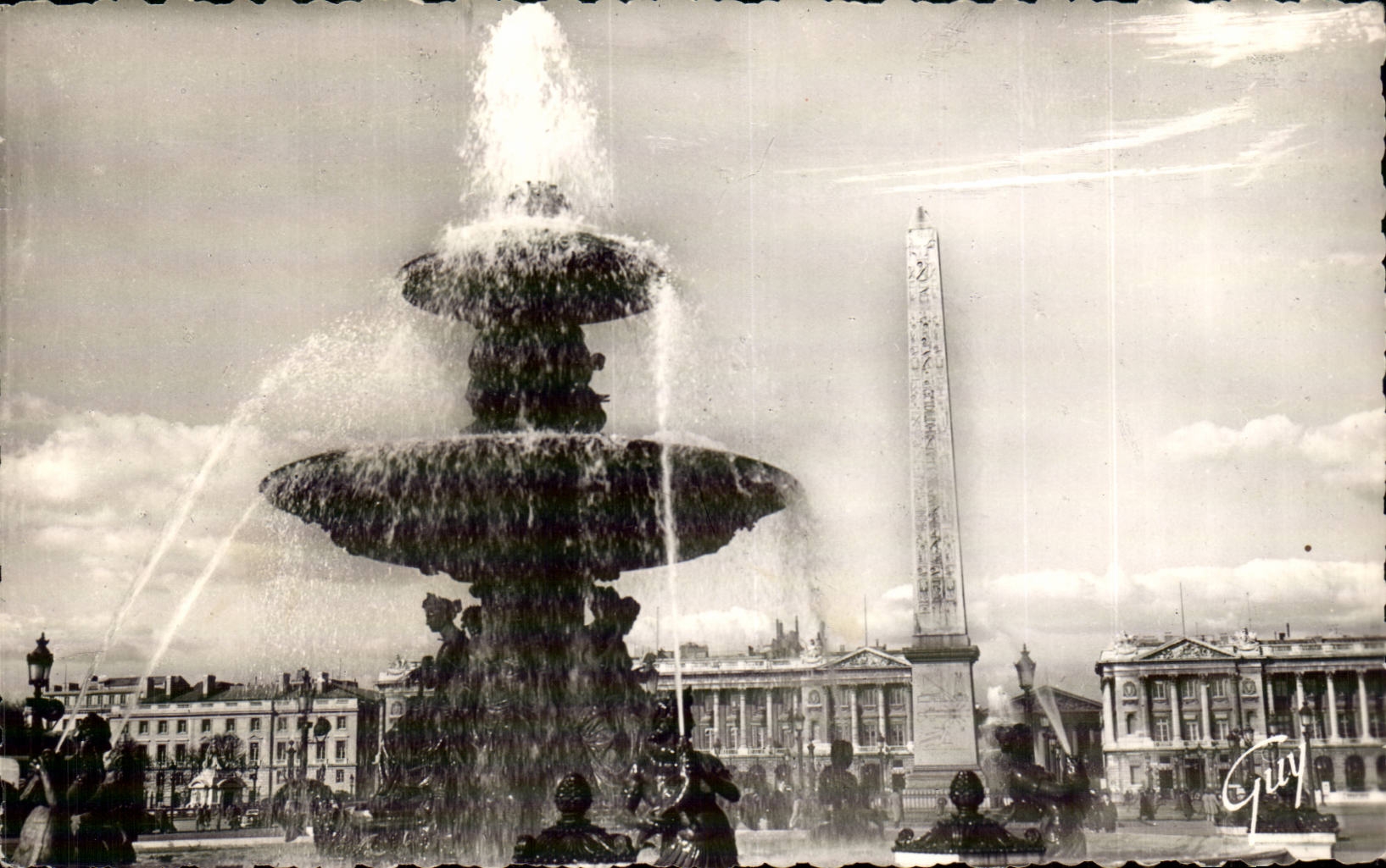 Paris - 8 - La Place de la Concorde CPA 