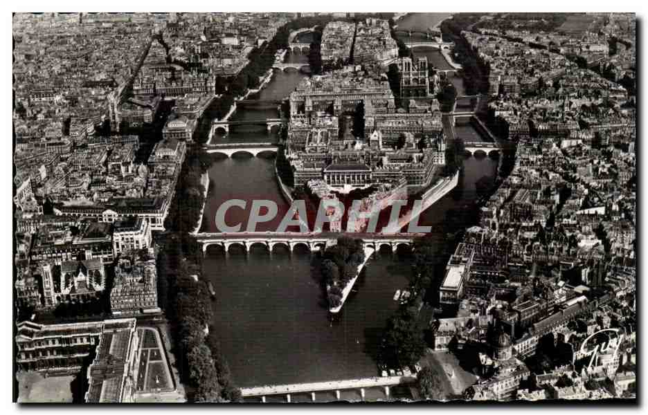 Paris - 1 - En Avion Sur Paris CPA 