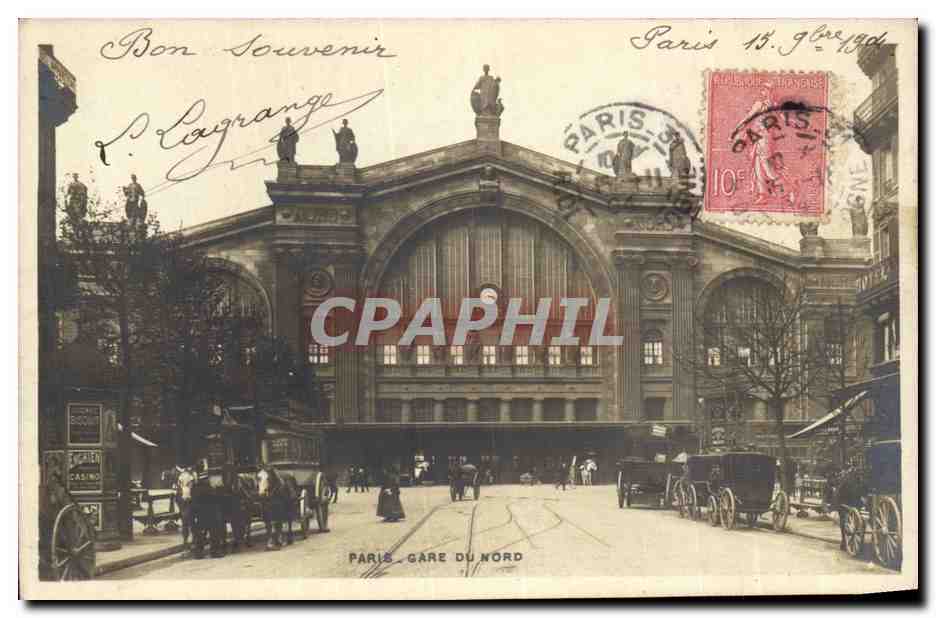 Paris - 10 - Gare du Nord- CPA 