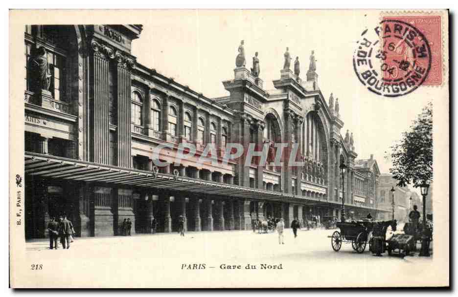 Paris - 10 - Gare du Nord- CPA 