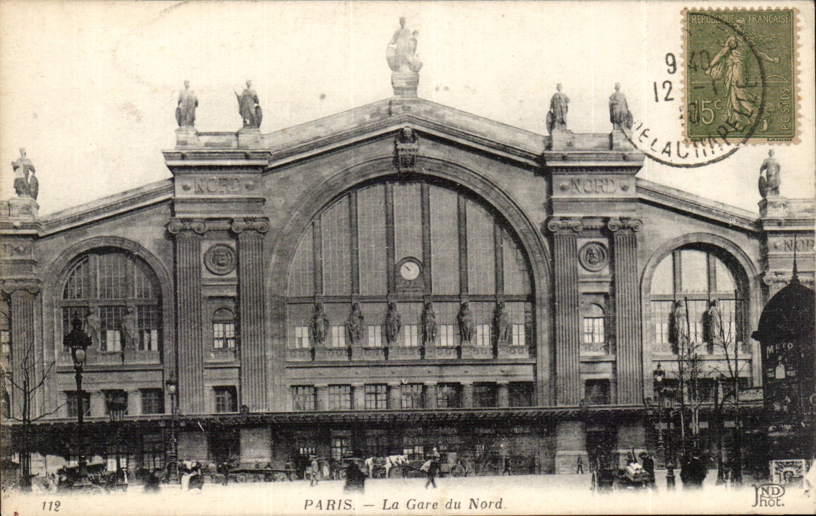 Paris - 10 - Gare du Nord- CPA 