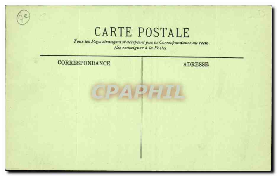 Paris - 7 - La Gare d'Orleans et le Quai d'Orsay - automobile CPA  — Rückseite